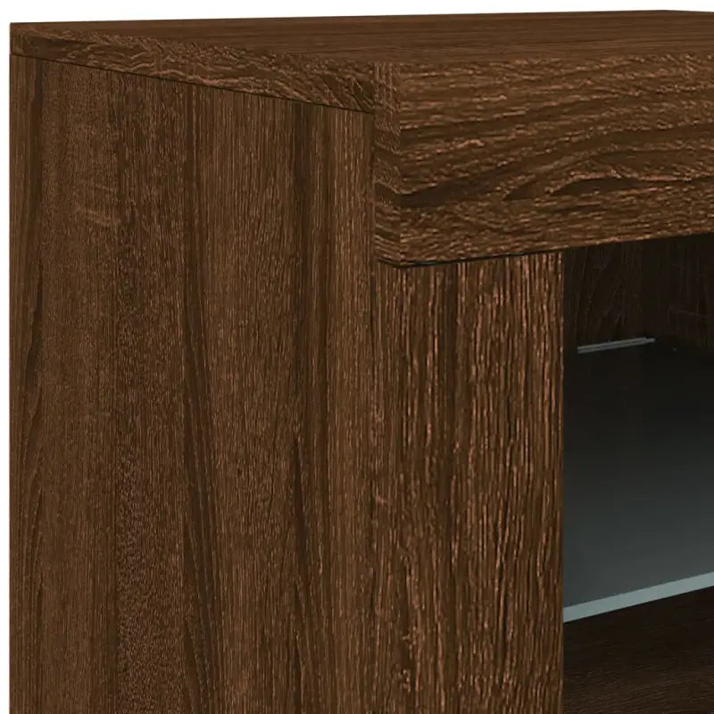 Modern dressoir met rgb led-verlichting en duurzame bewerkte hout afwerking - Dressoirs & buffetkasten