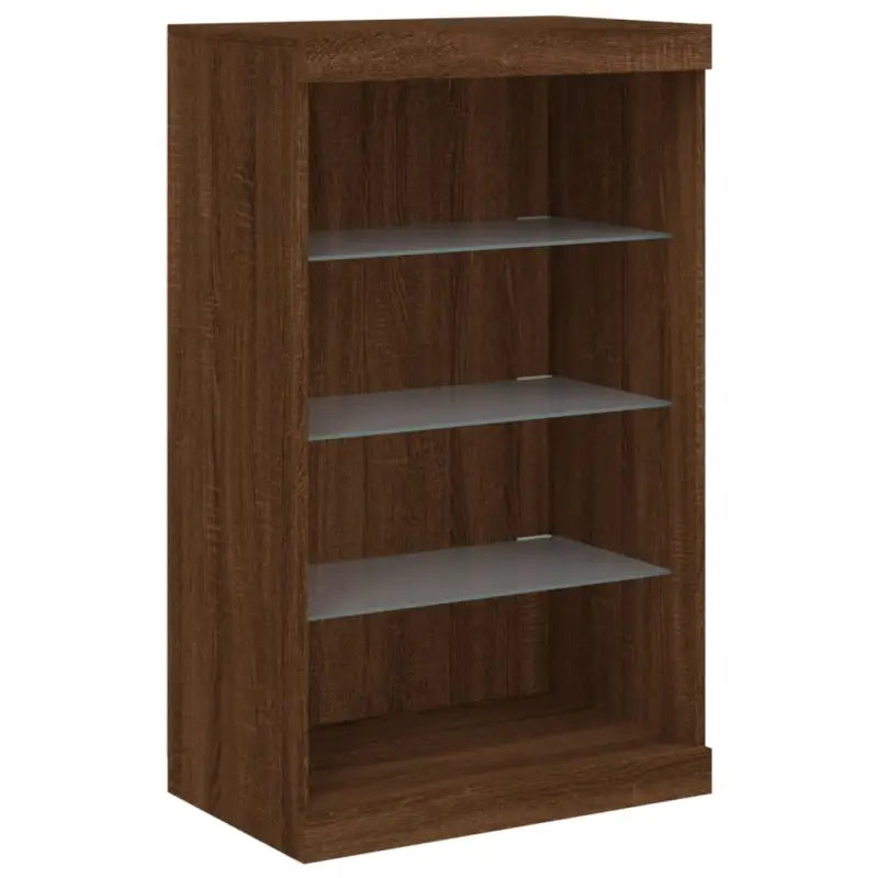 Modern dressoir met RGB LED-verlichting en duurzame houten afwerking - Dressoirs & buffetkasten