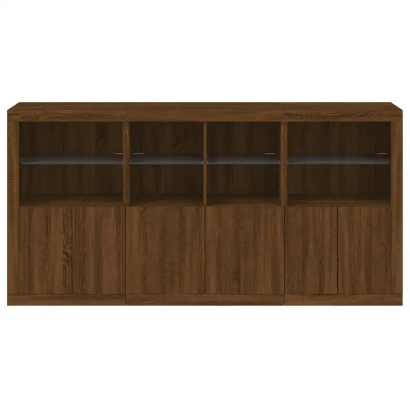 Modern dressoir met rgb led-verlichting en hoogwaardig bewerkt hout - Dressoirs & buffetkasten