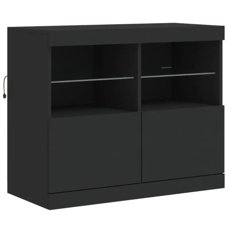 Modern dressoir met rgb led-verlichting en hoogwaardig bewerkt hout - Dressoirs & buffetkasten