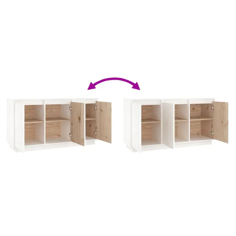 Modern dressoir van massief grenenhout voor in je woonkamer - Dressoirs & buffetkasten