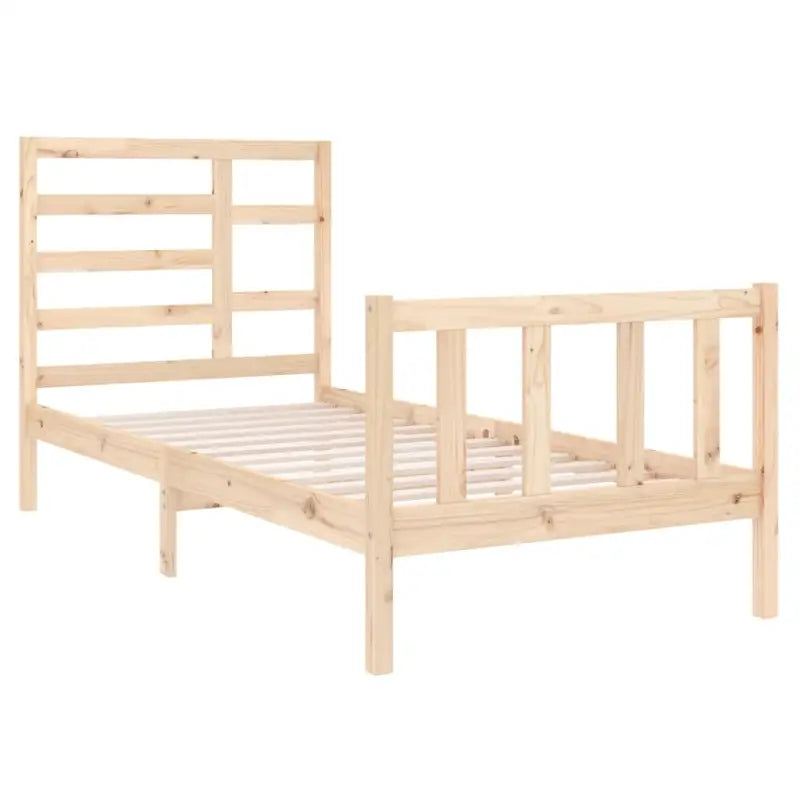 Modern houten bedframe van massief grenenhout met levering bevat - Bedden & bedframes