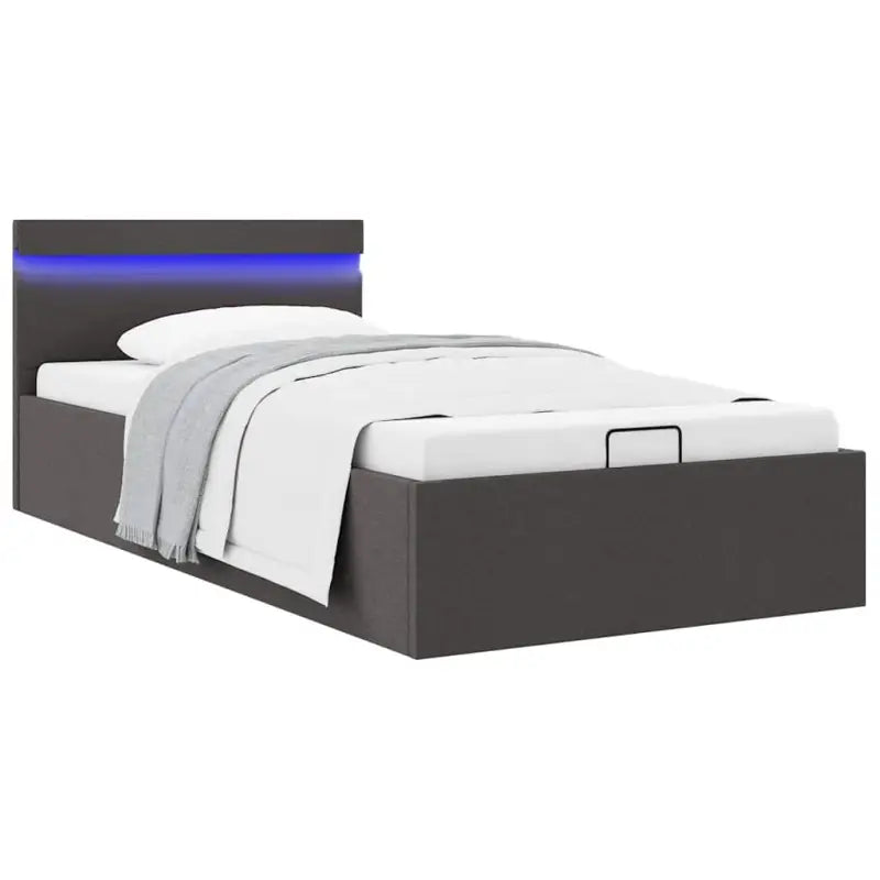 Modern hydraulisch bedframe met multiplex lattenbodem en robuuste bouw - Bedden & bedframes