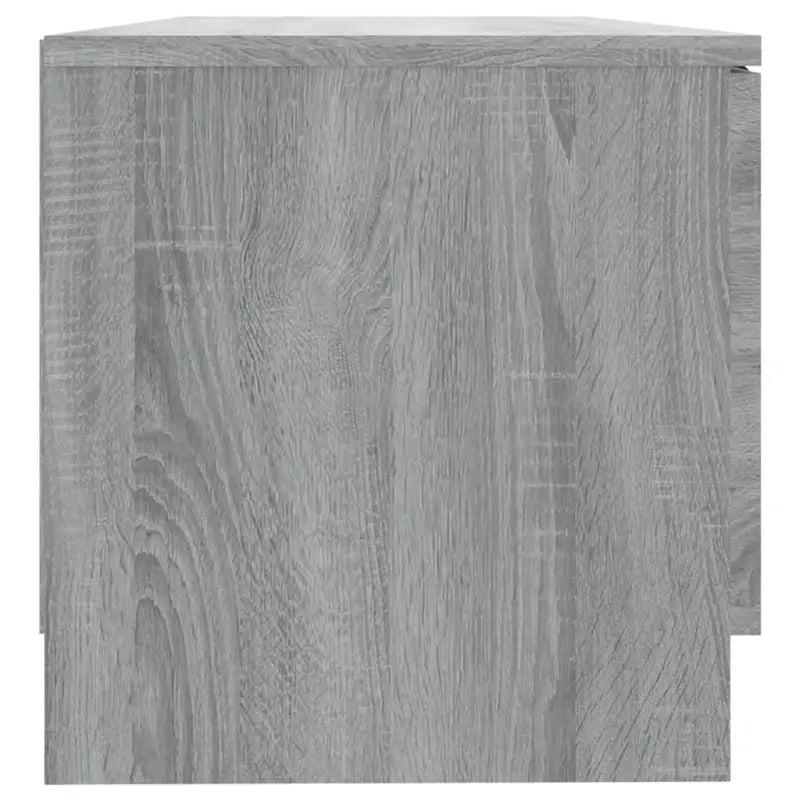 Modern Tv-meubel met stevig blad en bewerkt hout in Grijs Sonoma - Tv-meubels