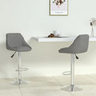 Moderne Barkruk met Kunstleren Bekleding en Comfort - Grijs / 2 - Barkrukken