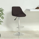 Moderne Barkruk met Kunstleren Bekleding en Comfort - Zwart / 1 - Barkrukken