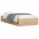 Moderne bedframe met lades van bewerkt hout voor een stijlvolle slaapkamer - Bedden & bedframes