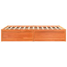Moderne bedframe van massief grenenhout met multiplex lattenbodem - Bedden & bedframes