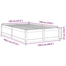 Moderne bedframe van massief grenenhout met multiplex lattenbodem - Bedden & bedframes