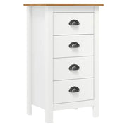 Moderne buffetkast van massief grenenhout met vier lades - Dressoirs & buffetkasten