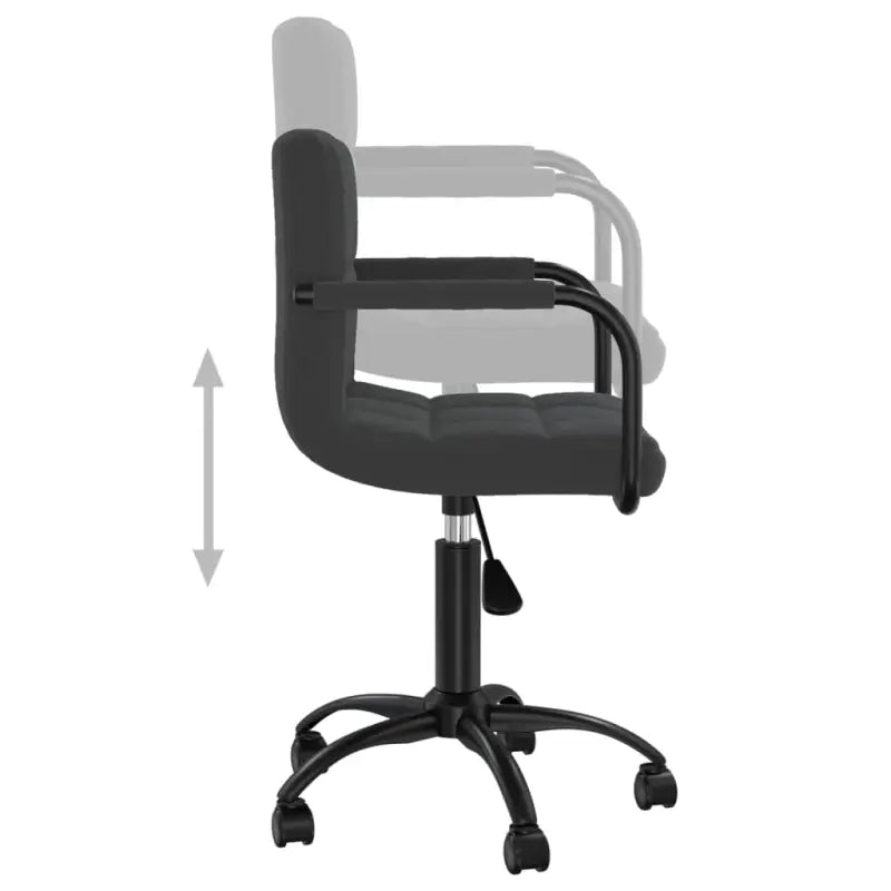 Moderne bureaustoel met zacht fluweel en draaitafel - Bureaustoelen