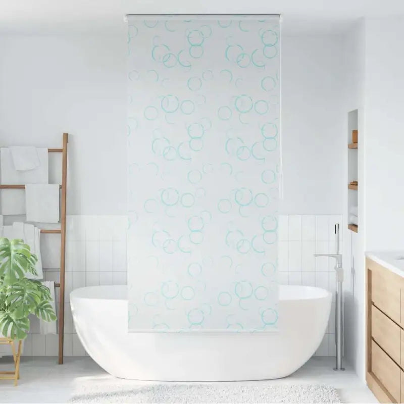 Moderne douchegordijn voor jonge kinderen en een strakke badkamerstijl - 120 x 240 cm / bubbel - Douchegordijnen