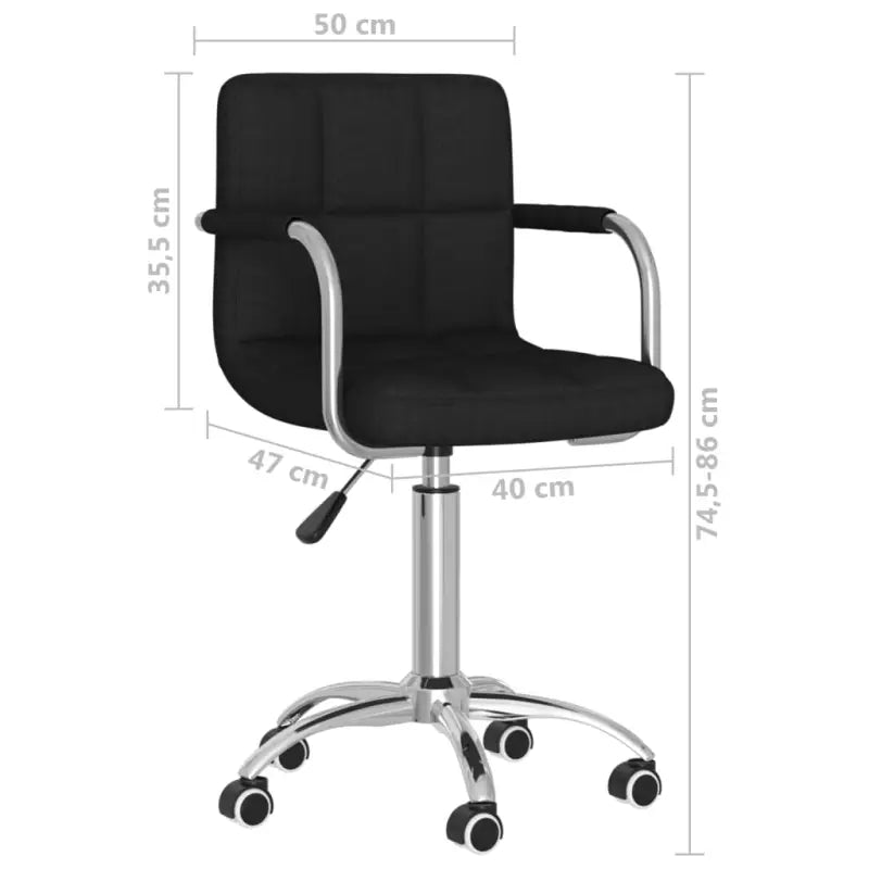 Moderne draaibare kantoorstoel met zacht stof en comfort - Bureaustoelen