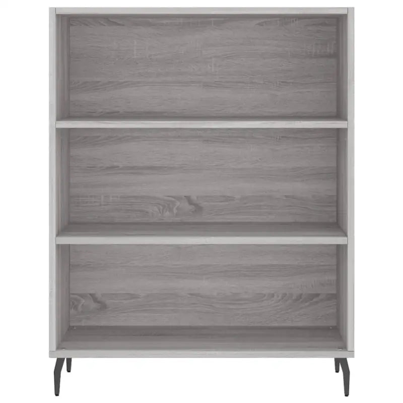 Moderne dressoir in grijs sonoma eiken met metalen poten - Dressoirs & buffetkasten