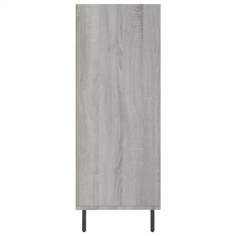 Moderne dressoir in grijs sonoma eiken met metalen poten - Dressoirs & buffetkasten