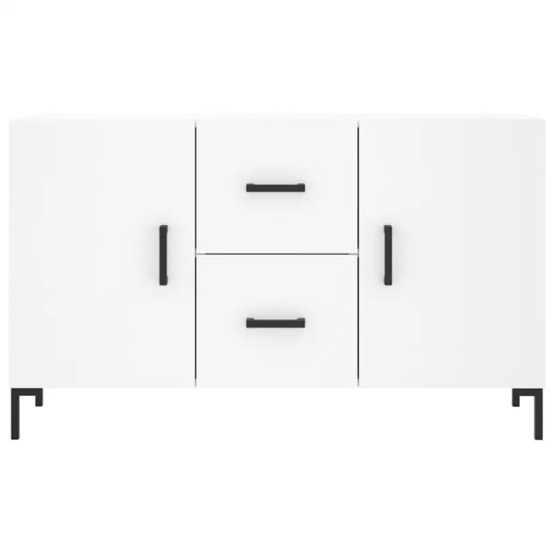 Moderne dressoir met bewerkt hout en metalen poten voor een tijdloze look - Dressoirs & buffetkasten