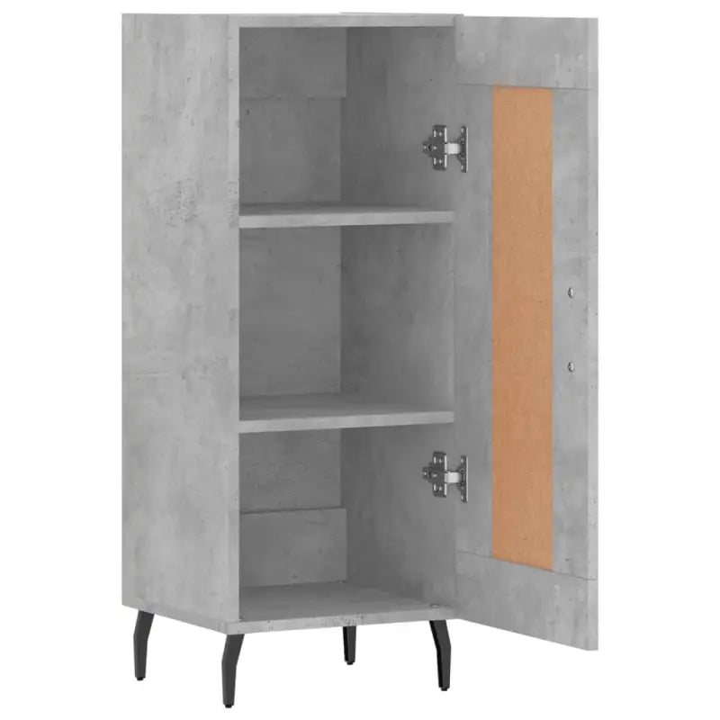 Moderne dressoir met bewerkt hout en metalen poten voor een tijdloze look - Dressoirs & buffetkasten