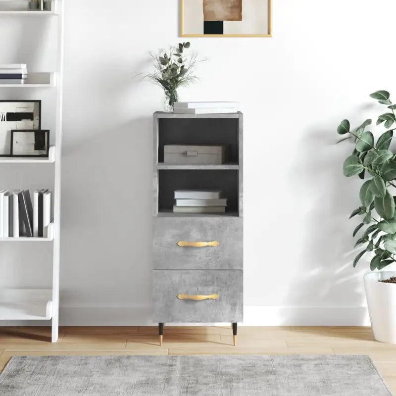 Moderne dressoir met bewerkt hout en metalen poten voor een tijdloze uitstraling - Dressoirs & buffetkasten