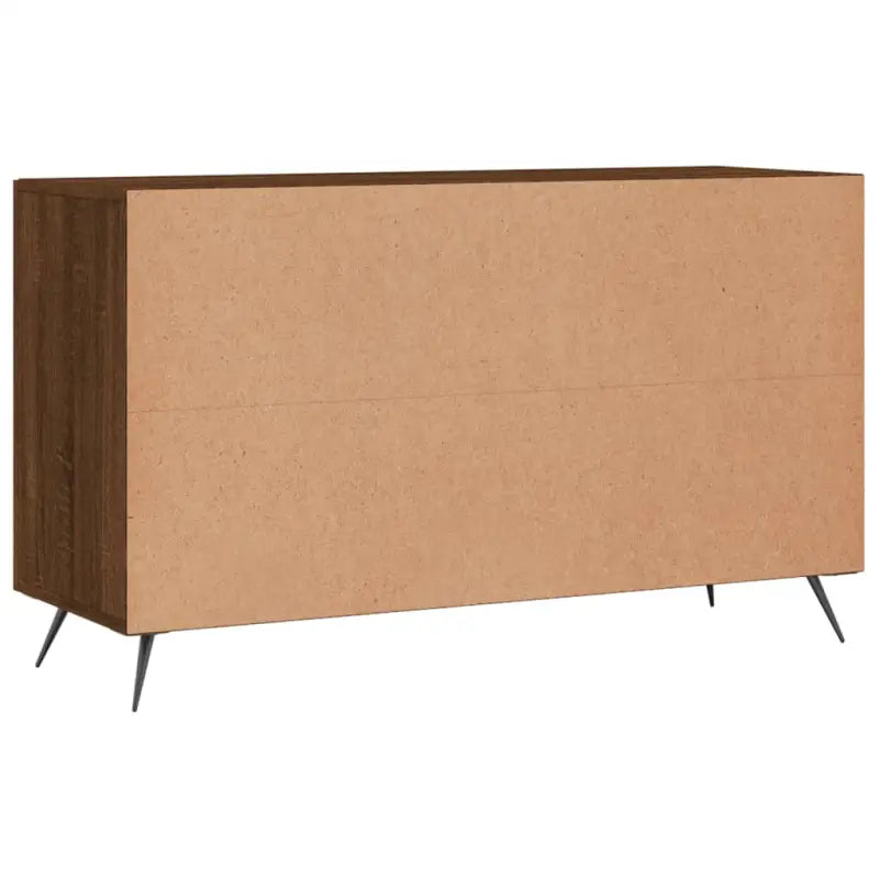 Moderne dressoir met bewerkt hout en metalen poten voor een tijdloze uitstraling - Dressoirs & buffetkasten