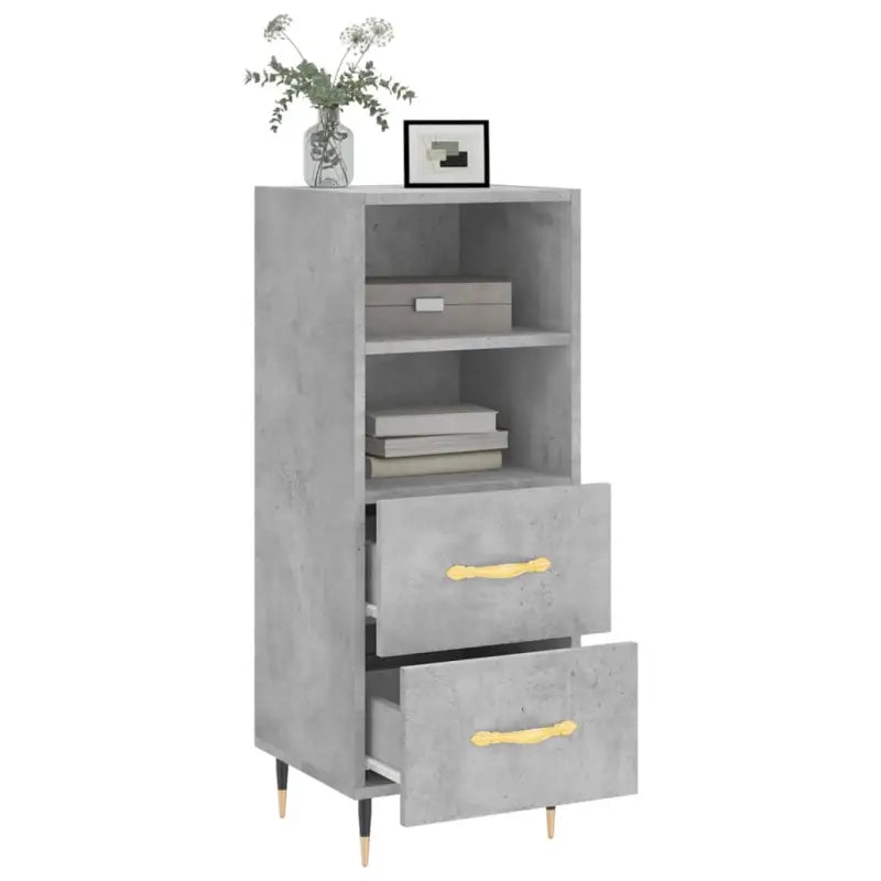 Moderne dressoir met bewerkt hout en metalen poten voor een tijdloze uitstraling - Dressoirs & buffetkasten