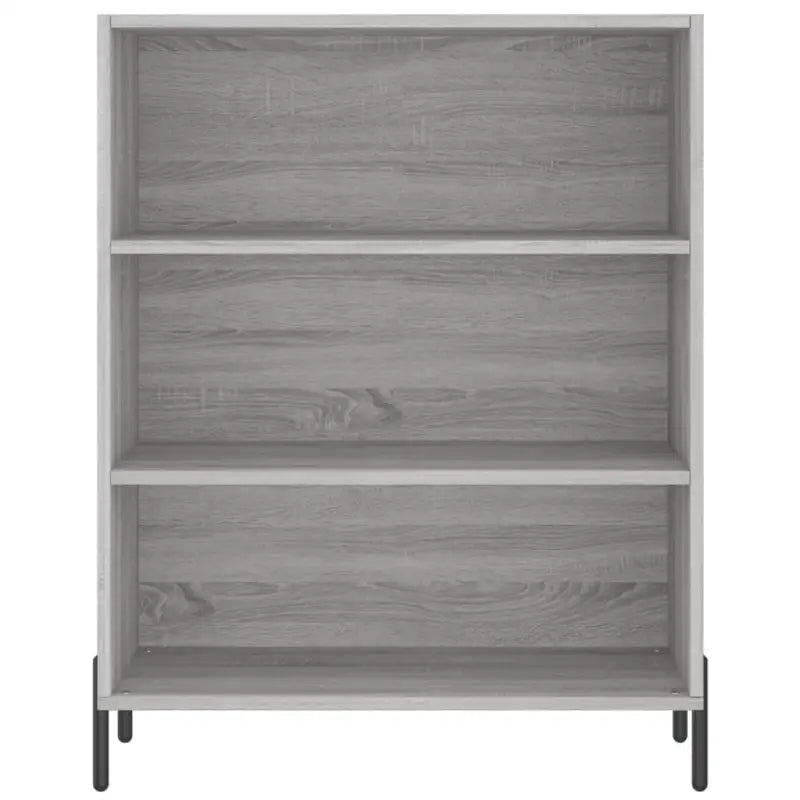 Moderne dressoir met grijs Sonoma eikenafwerking en metalen poten - Dressoirs & buffetkasten
