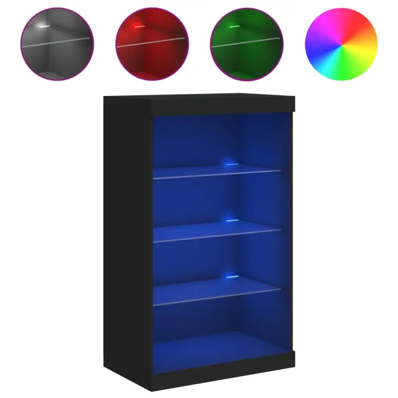 Moderne Dressoir met LED-verlichting en duurzaam bewerkt hout - Dressoirs & buffetkasten