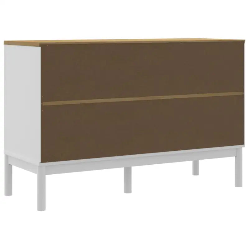 Moderne dressoir met massief grenenhout en houten poten - Dressoirs & buffetkasten