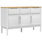 Moderne dressoir met massief grenenhout en houten poten - Dressoirs & buffetkasten