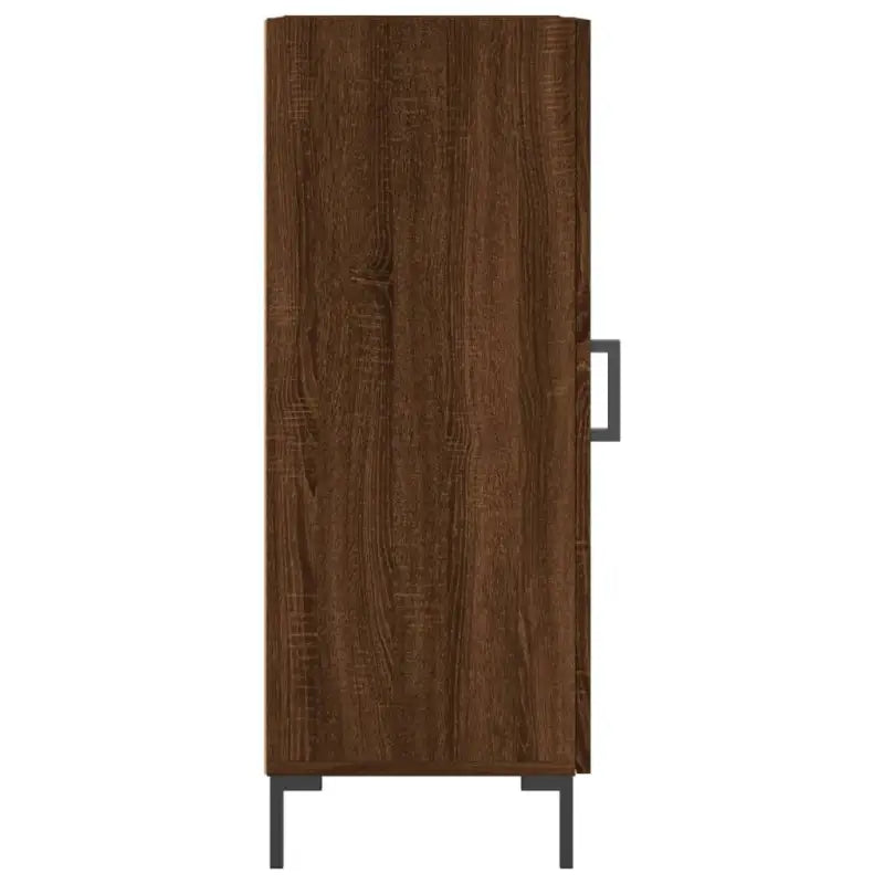 Moderne dressoir met metalen poten en bewerkt hout - Dressoirs & buffetkasten