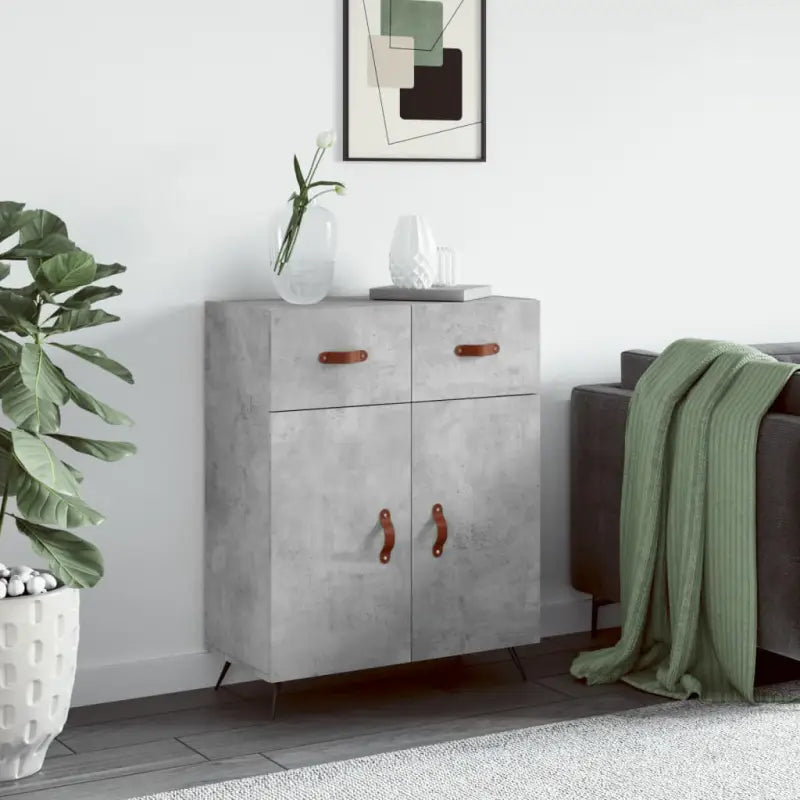 Moderne dressoir met metalen poten en bewerkt hout - Dressoirs & buffetkasten
