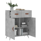 Moderne dressoir met metalen poten en bewerkt hout - Dressoirs & buffetkasten