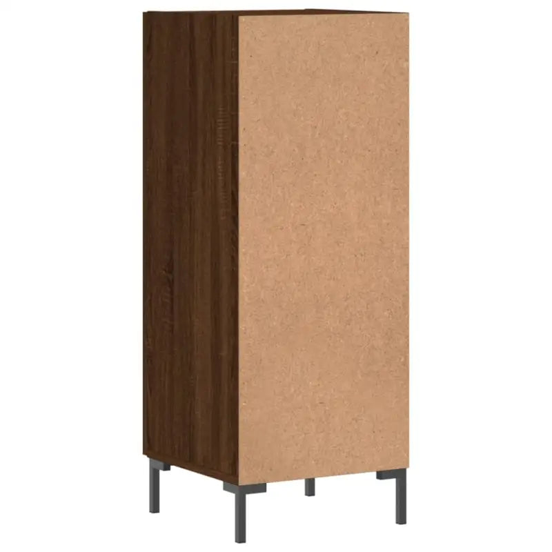 Moderne dressoir met metalen poten en bewerkt hout - Dressoirs & buffetkasten