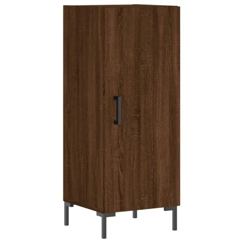Moderne dressoir met metalen poten en bewerkt hout - Dressoirs & buffetkasten