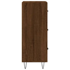 Moderne dressoir met metalen poten en bewerkt hout voor een tijdloze uitstraling - Dressoirs & buffetkasten