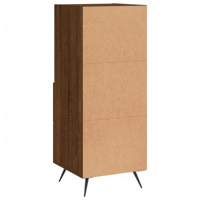 Moderne dressoir met metalen poten en bewerkt hout voor een tijdloze uitstraling - Dressoirs & buffetkasten