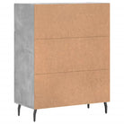 Moderne dressoir met metalen poten en bewerkt hout voor een tijdloze look - Dressoirs & buffetkasten