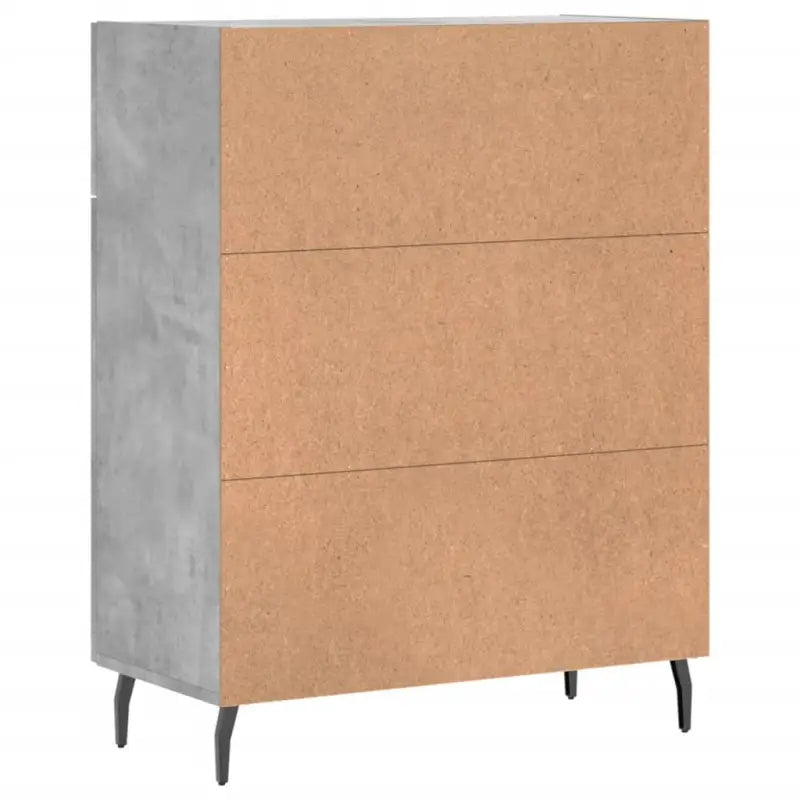 Moderne dressoir met metalen poten en bewerkt hout voor een tijdloze look - Dressoirs & buffetkasten