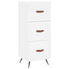 Moderne dressoir met metalen poten en bewerkt hout voor een tijdloze look - Dressoirs & buffetkasten