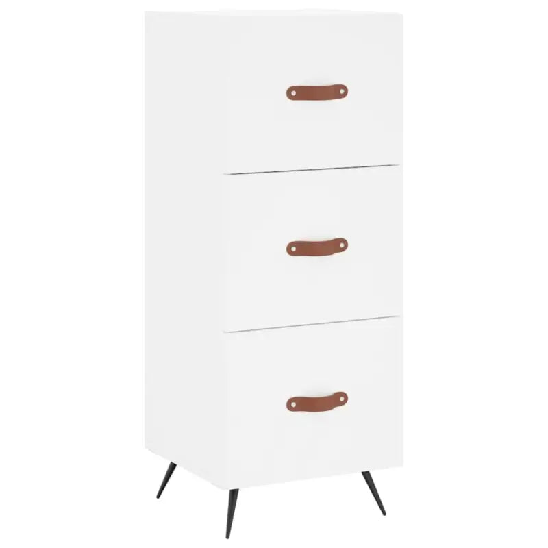 Moderne dressoir met metalen poten en bewerkt hout voor een tijdloze look - Dressoirs & buffetkasten