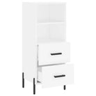 Moderne dressoir met metalen poten en bewerkt hout voor een tijdloze uitstraling - Dressoirs & buffetkasten