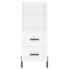 Moderne dressoir met metalen poten en bewerkt hout voor een tijdloze uitstraling - Dressoirs & buffetkasten