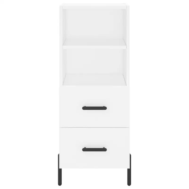 Moderne dressoir met metalen poten en bewerkt hout voor een tijdloze uitstraling - Dressoirs & buffetkasten