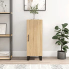 Moderne dressoir met metalen poten en bewerkt hout voor een tijdloze look - Sonoma eiken / 1 - Dressoirs & buffetkasten