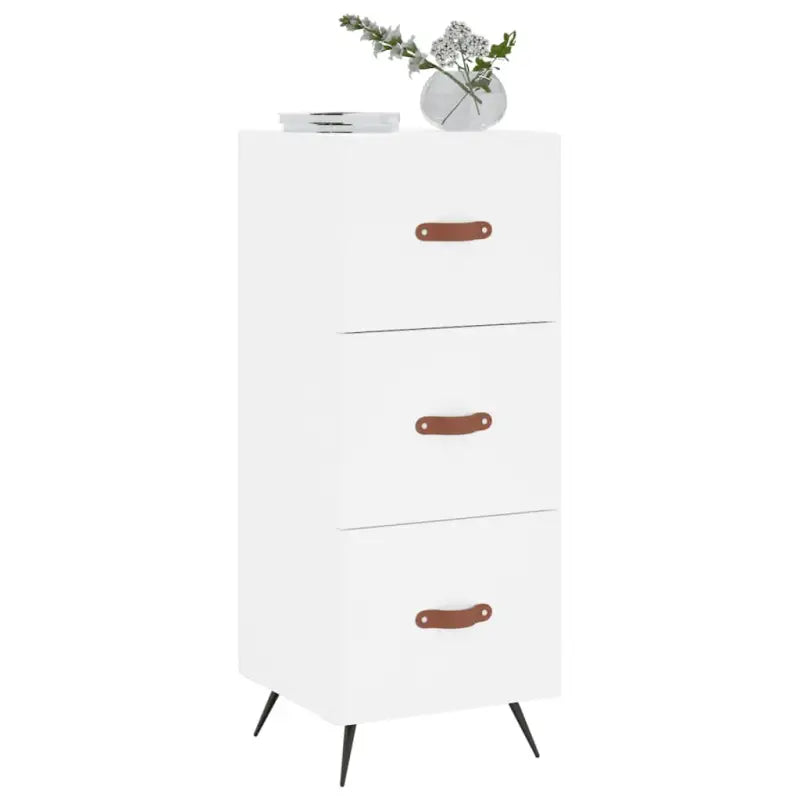 Moderne dressoir met metalen poten en bewerkt hout voor een tijdloze look - Dressoirs & buffetkasten