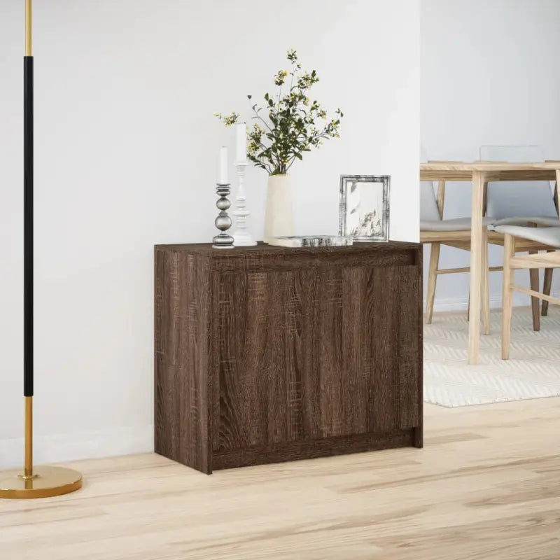 Moderne dressoir met RGB LED-verlichting en bewerkt hout - Dressoirs & buffetkasten