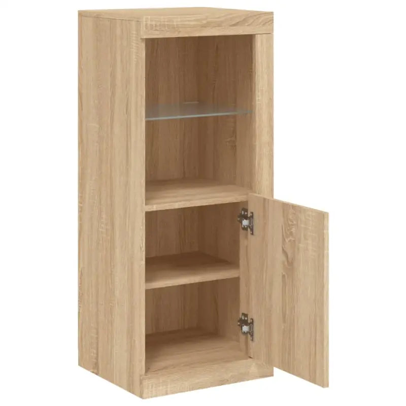 Moderne dressoir met rgb led-verlichting en duurzaam bewerkt hout - Dressoirs & buffetkasten