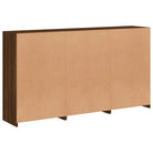 Moderne dressoir met rgb led-verlichting en duurzaam bewerkt hout - Dressoirs & buffetkasten
