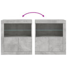 Moderne dressoir met rgb led-verlichting en duurzaam bewerkt hout - Dressoirs & buffetkasten