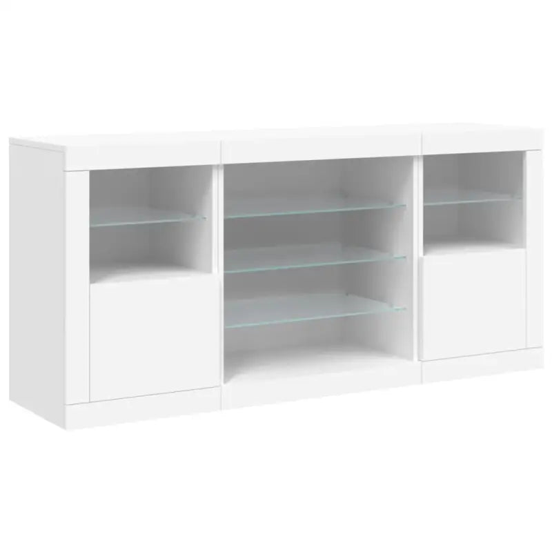 Moderne dressoir met rgb led-verlichting en duurzaam bewerkt hout - Dressoirs & buffetkasten