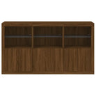 Moderne dressoir met rgb led-verlichting en duurzaam bewerkt hout - Dressoirs & buffetkasten